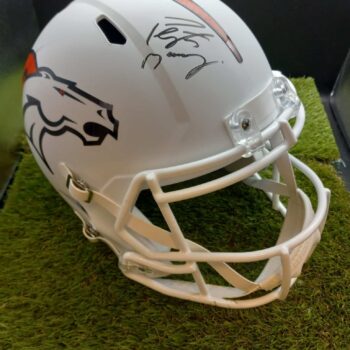 Peyton Manning Flat White Full Size Helmet