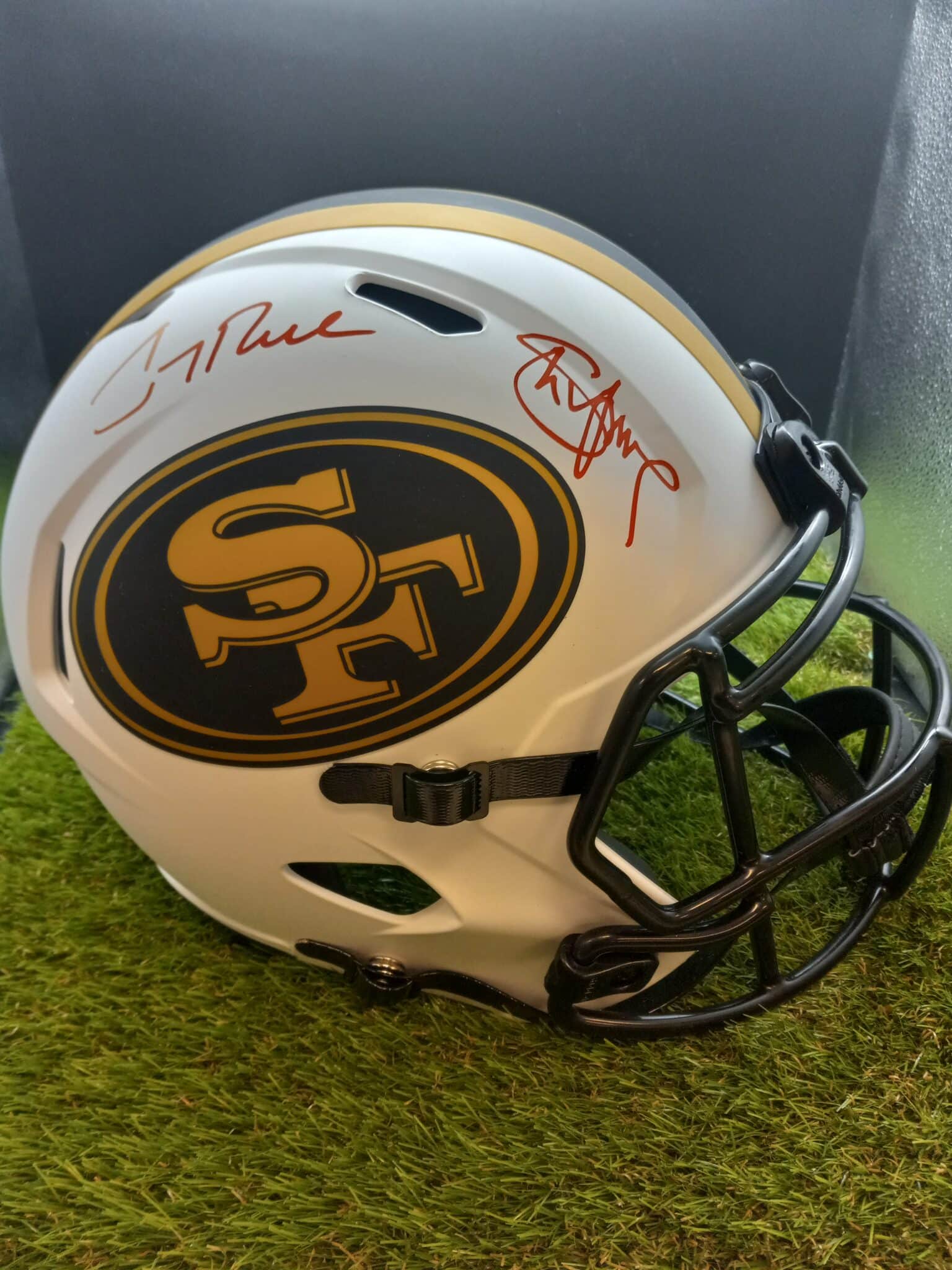 Jerry Rice Lunar Eclipse Full Size Helmet » BS Collectibles