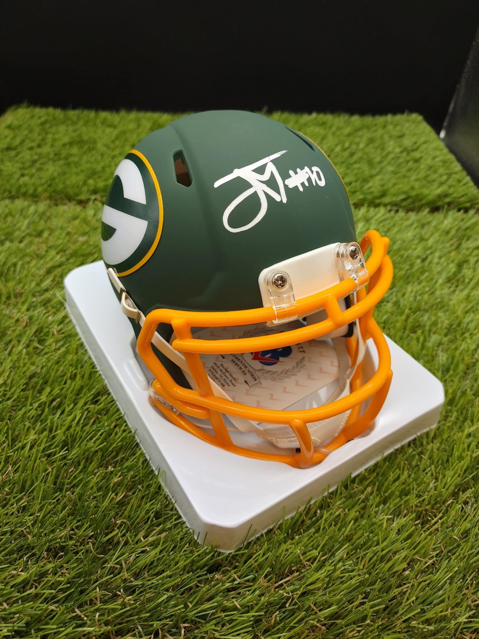 Jordan Love Chrome Mini Helmet » BS Collectibles