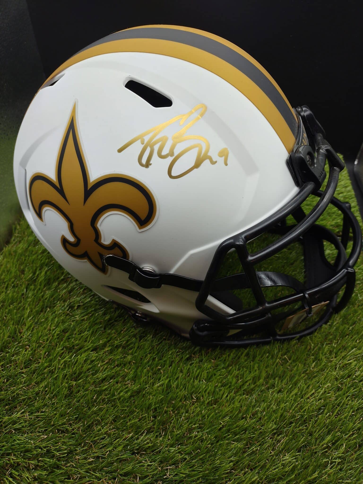 Drew Brees Lunar Eclipse Full Size Helmet » BS Collectibles