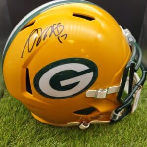 Davante Adams Autographed Green Bay Packers Yellow Full Size