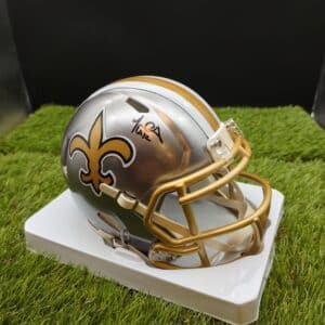 New Orleans Saints Marques Colston Signed Eclipse Mini Helmet Jsa