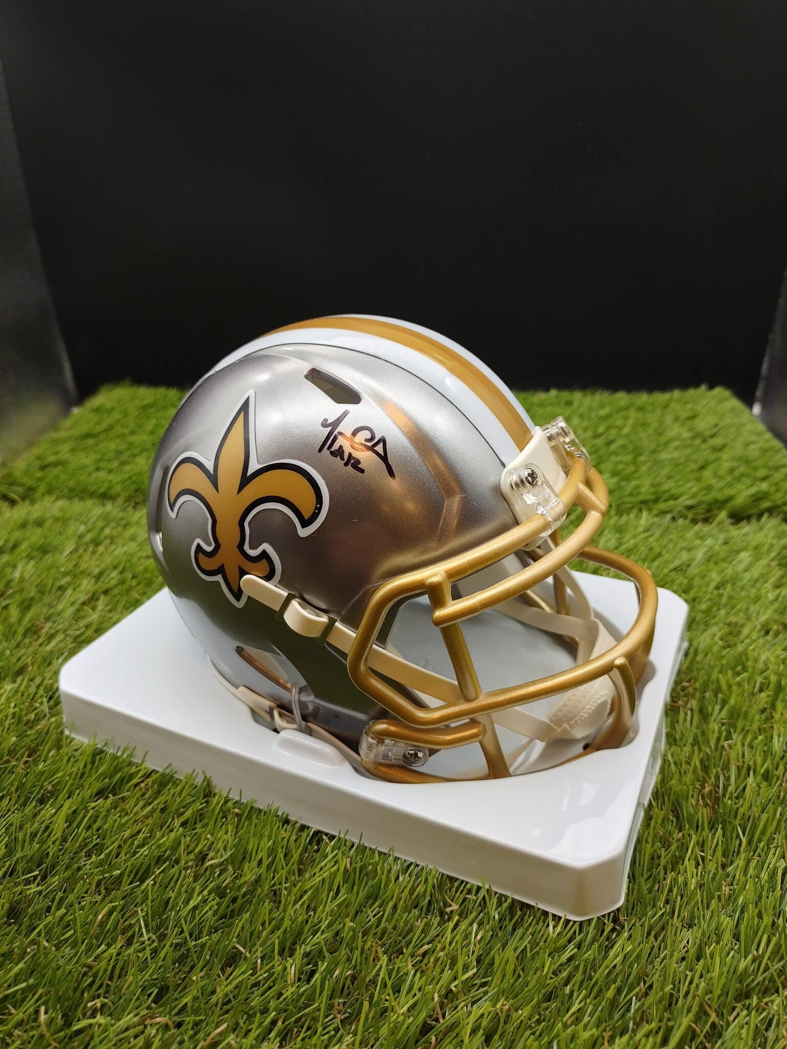 Marques Colston Flash Mini Helmet » BS Collectibles