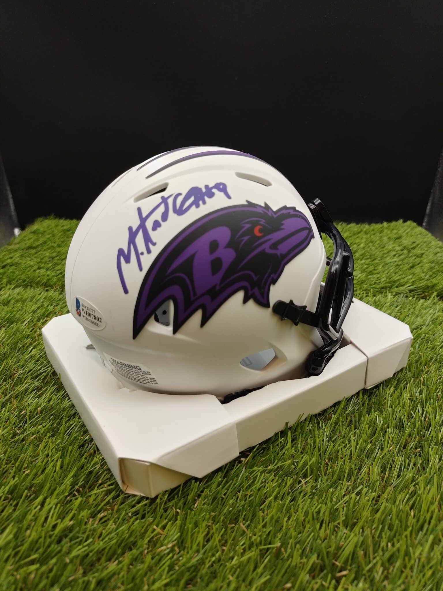 Mark Andrews Autographed Baltimore Ravens Lunar Eclipse White