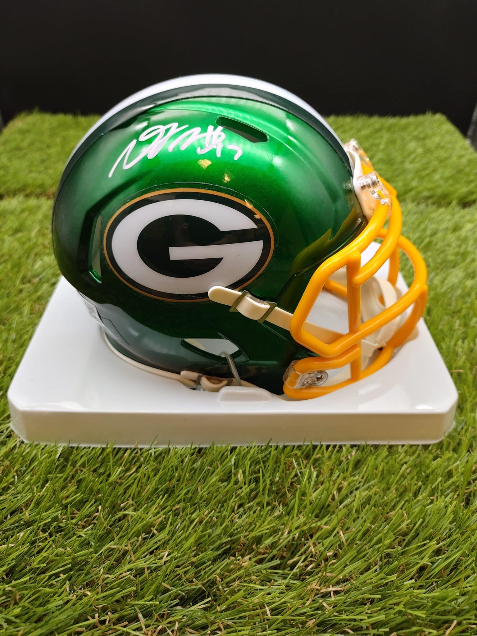 Davante Adams Flash Mini Helmet » BS Collectibles