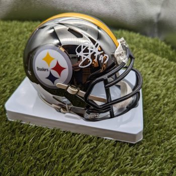 Troy Polamalu Chrome Mini Helmet UH Troy Polamalu Chrome Mini Helmet UH