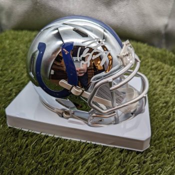 Peyton Manning Chrome Mini Helmet UH Peyton Manning Chrome Mini Helmet UH