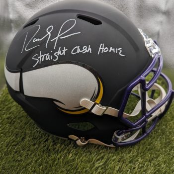 Randy Moss Flat Black Full Size Helmet UH Randy Moss Flat Black Full Size Helmet UH