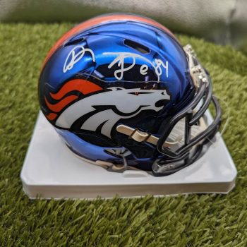 Shannon Sharpe Chrome Mini Helmet UH Shannon Sharpe Chrome Mini Helmet UH