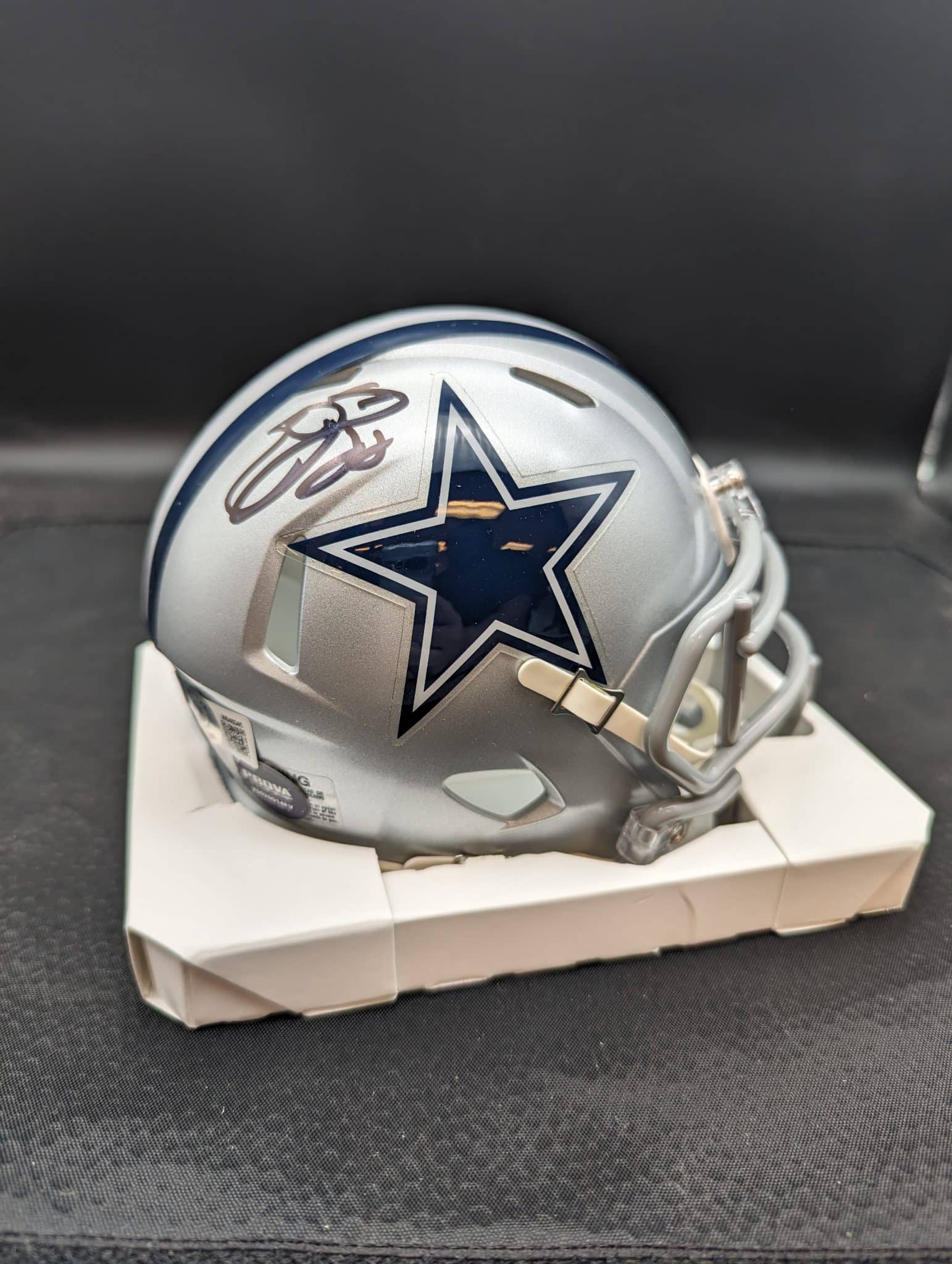 Emmitt Smith Autographed Dallas Cowboys Mini Helmet-Beckett
