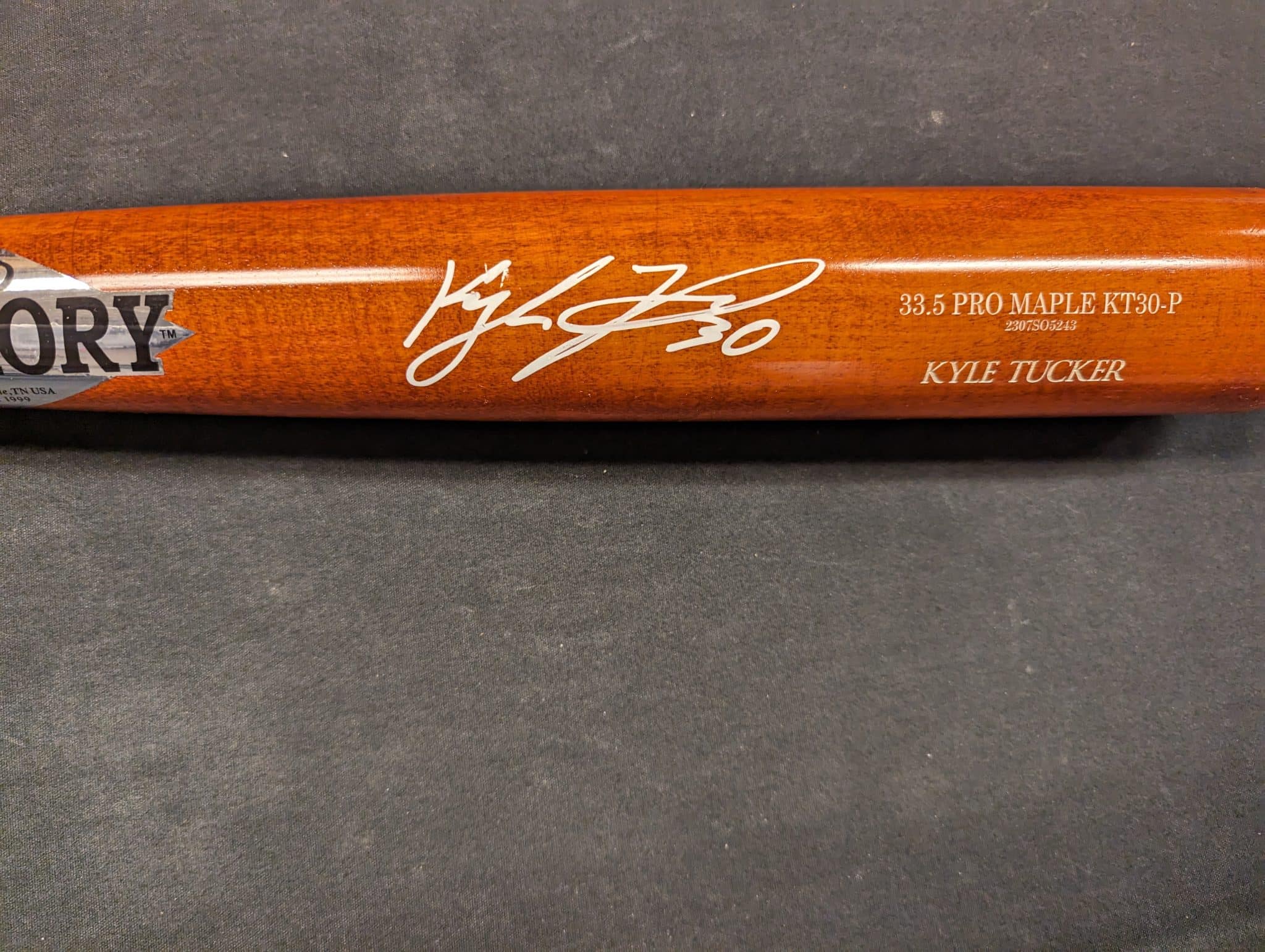 Kyle Tucker Signed Baseball Bat » BS Collectibles