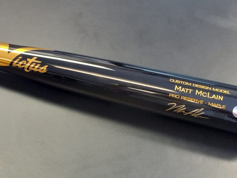 Matt Mclain Signed Baseball Bat