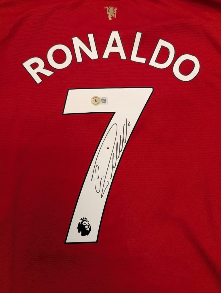 Cristiano Ronaldo Authentic Signed Jersey