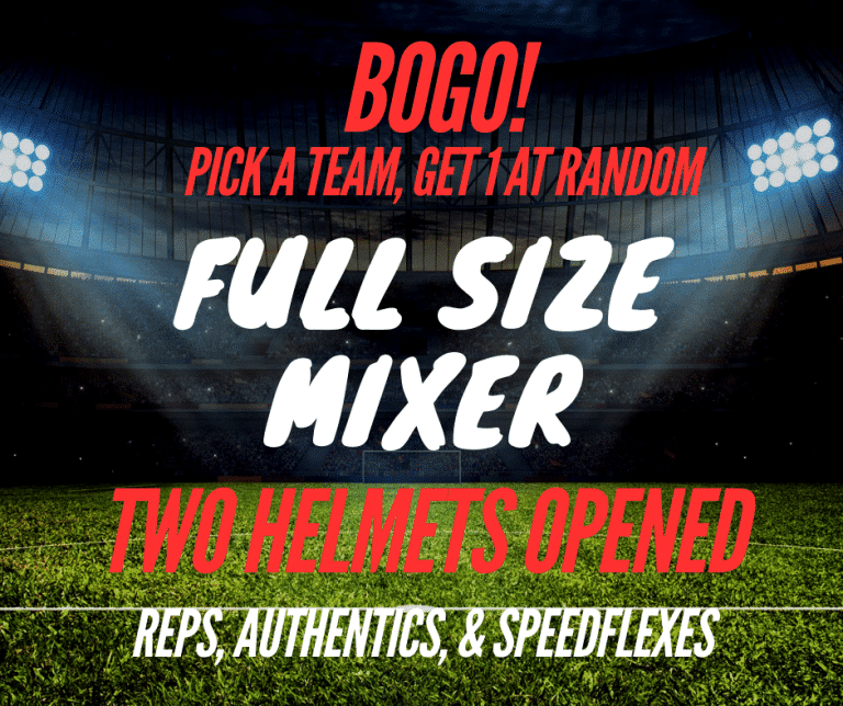 (SUN) BS Collectibles 2 Full Size Mixers (Reps, Auth, Flexes) - BOGO Pick a Team, Get 1 at Random #003