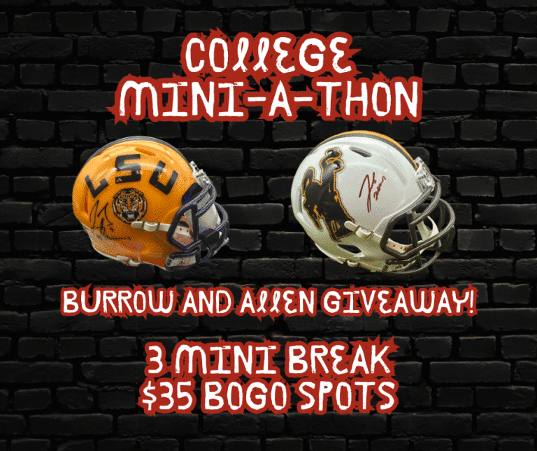 (SUN NIGHT) BS Collectibles 3 College Mini Helmets- BOGO Pick a Team, Get 1 at Random #002