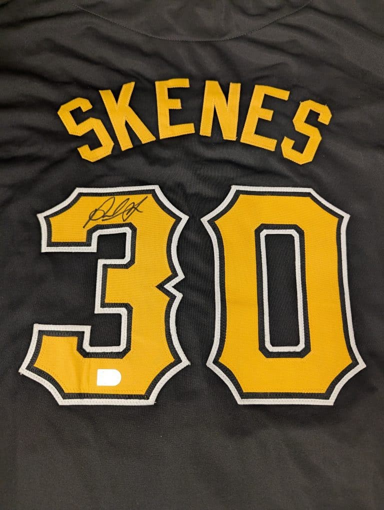 Paul Skenes Custom Signed Jersey