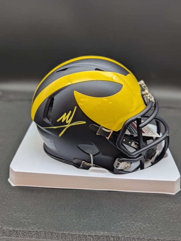 Mike Sainristil Mini Helmet