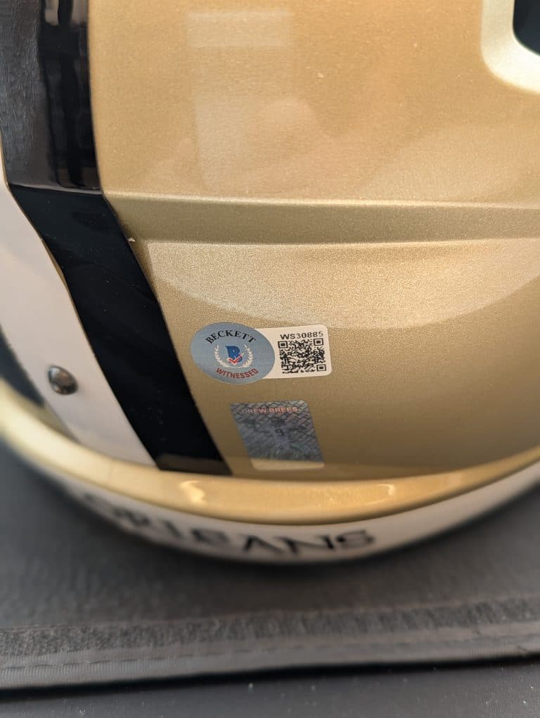 Drew Brees Replica Helmet - Image 2