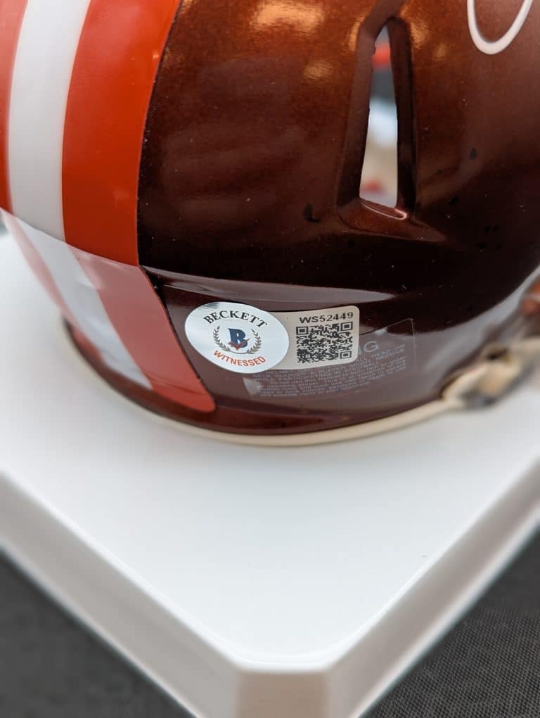 Nick Chubb Mini Helmet - Image 2