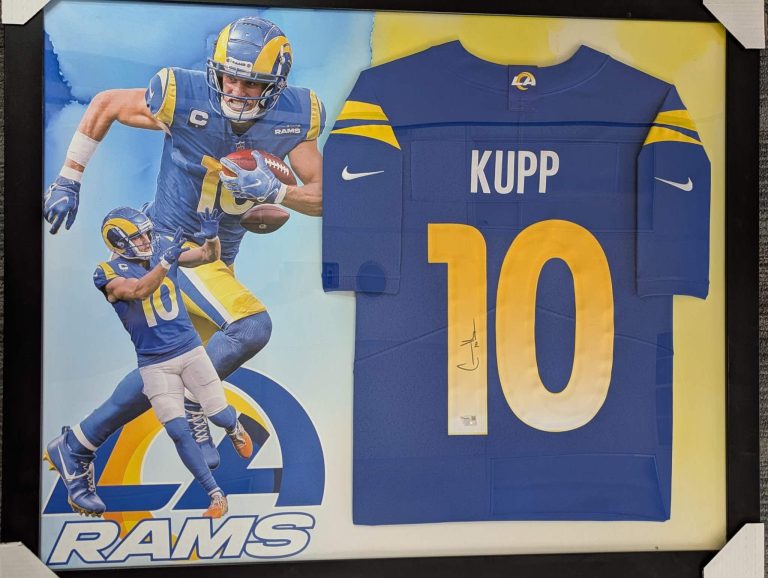 Cooper Kupp Framed Jersey