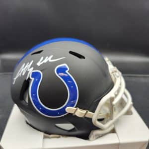 Anthony Richardson Flat Black Mini Helmet