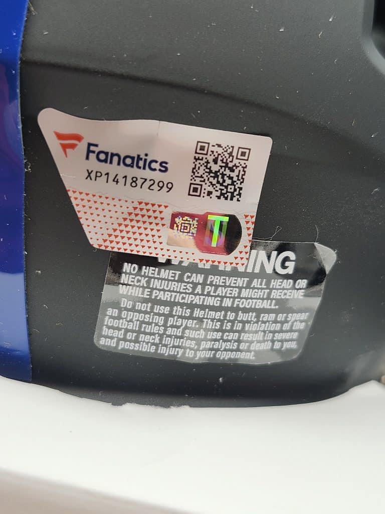 Anthony Richardson Flat Black Mini Helmet - Image 2