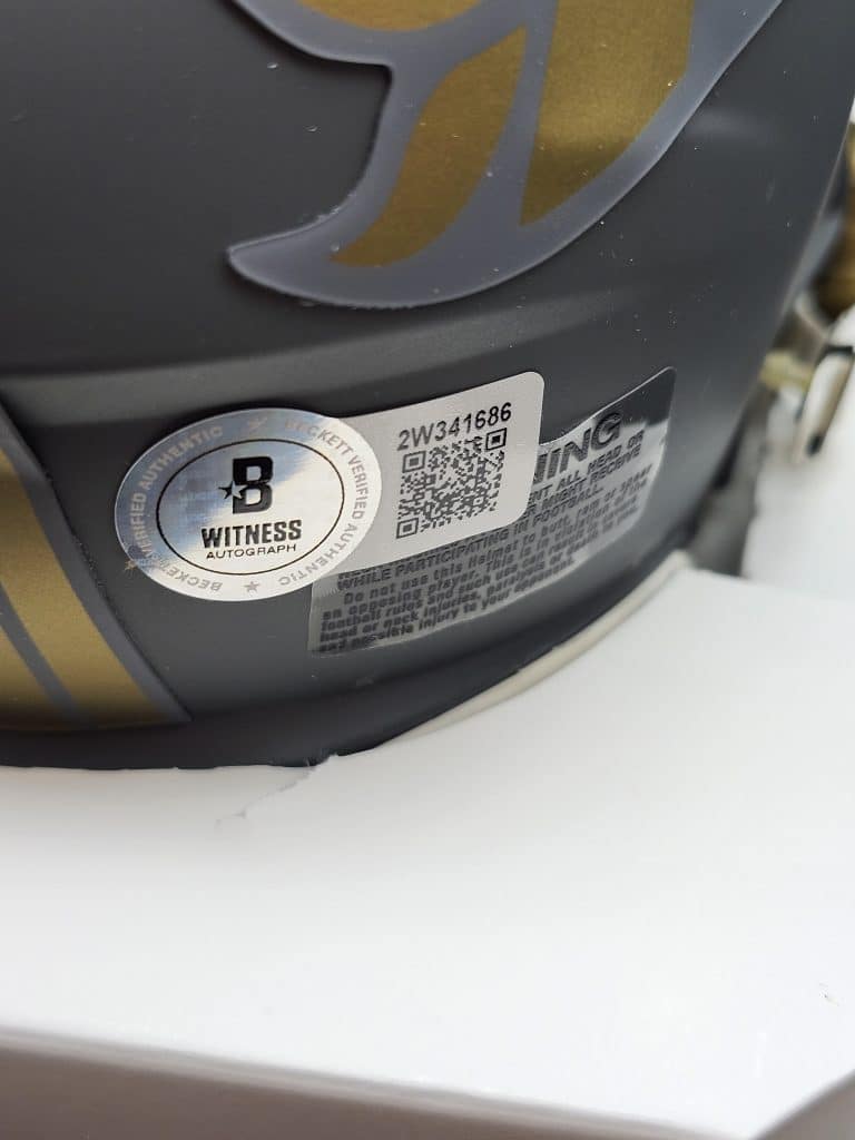Patrick Surtain II Slate Mini Helmet - Image 2