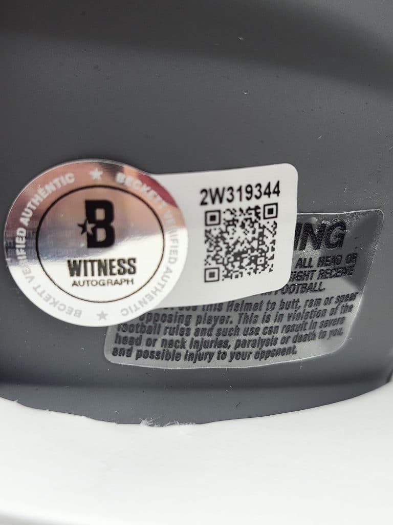 Dexter Lawrence Slate Mini Helmet - Image 2