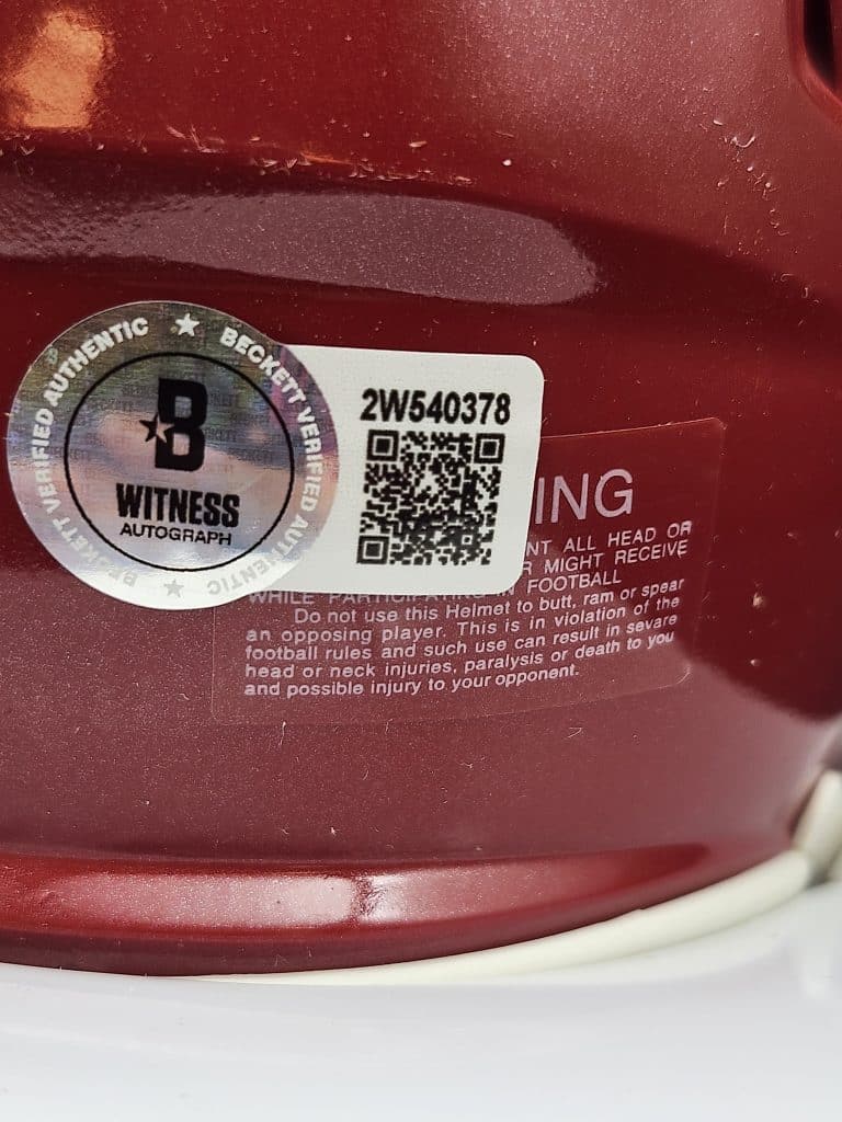 Nick Bolton Mini Helmet - Image 2