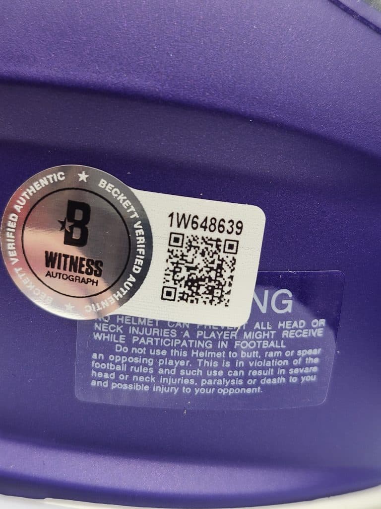 Aaron Jones Mini Helmet - Image 2
