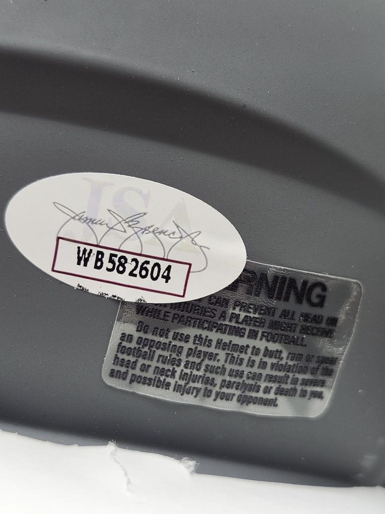 Jaquan Brisker Slate Mini Helmet - Image 2