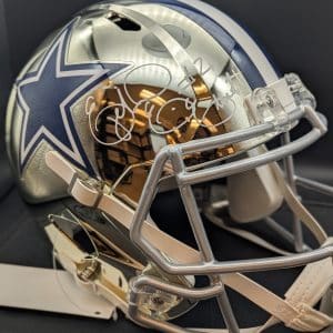 Ezekiel Elliott Chrome Replica Helmet
