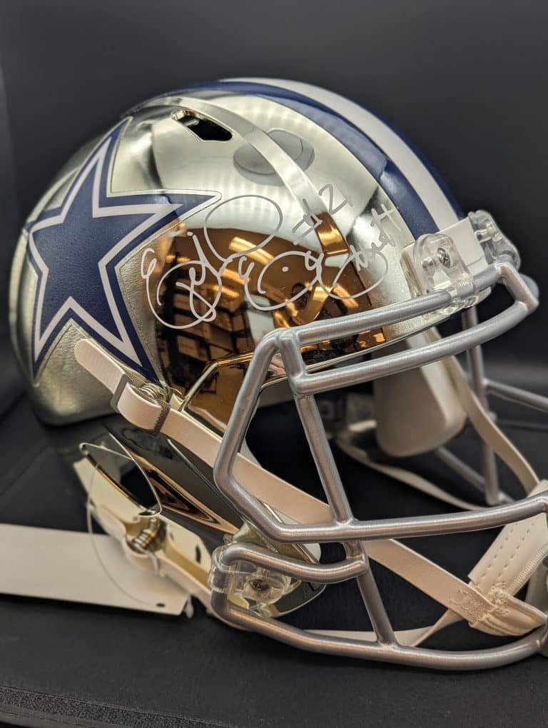 Ezekiel Elliott Chrome Replica Helmet