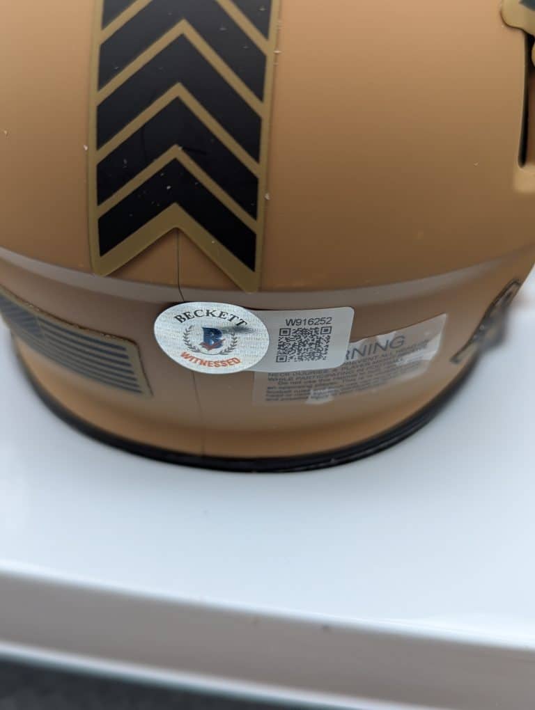 Jalen Hurts STS2 Mini Helmet - Image 2