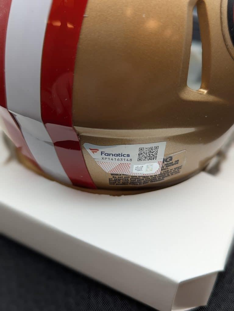Jerry Rice Mini Helmet - Image 2