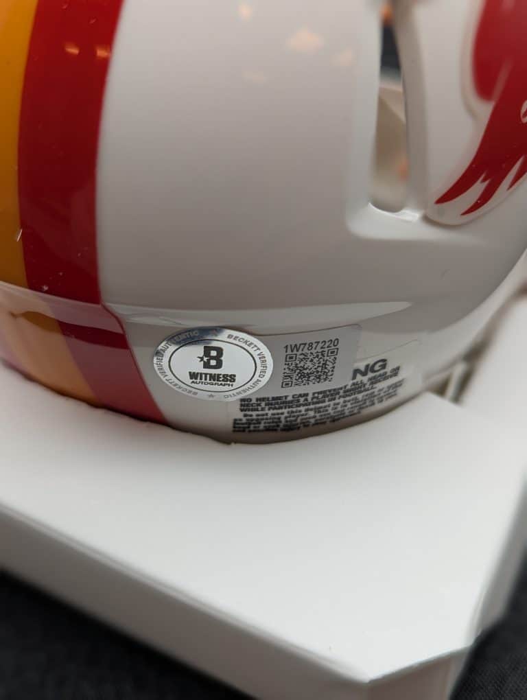 Warren Sapp Throwback Mini Helmet - Image 2