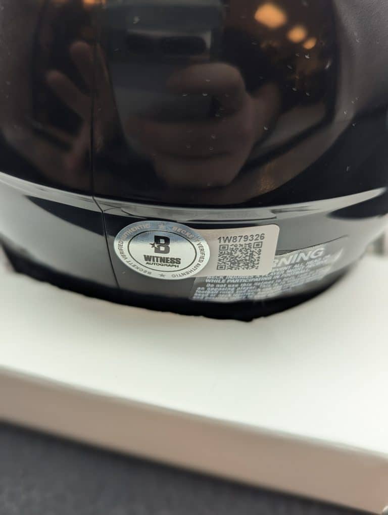 Mike Singletary Throwback Mini Helmet - Image 2