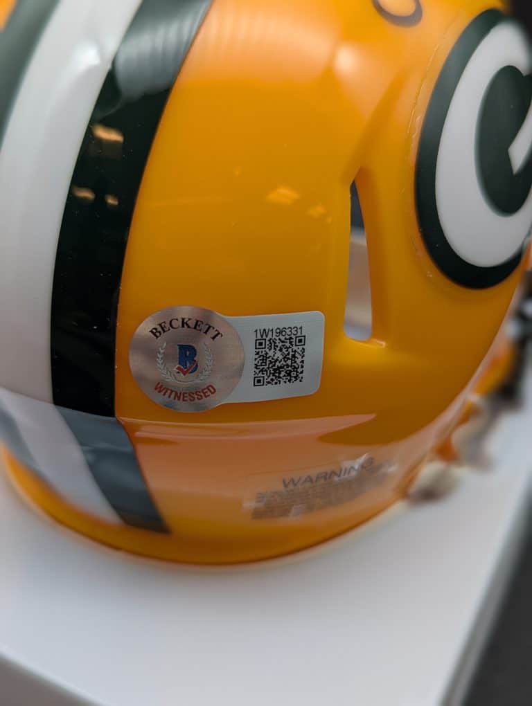 Jordan Love Mini Helmet - Image 2