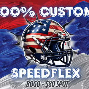 (TUES NIGHT) BS Collectibles 1 Speed Flex Helmet - BOGO Pick a Team, Get 1 at Random #018