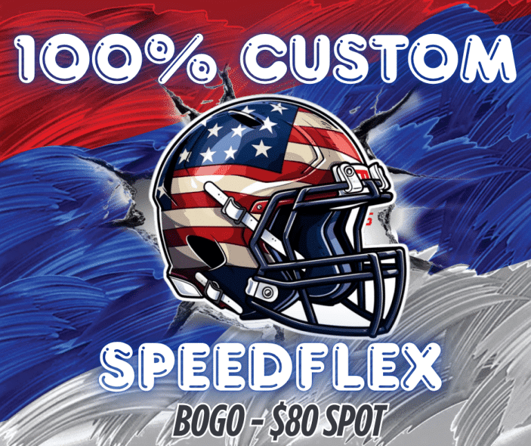 (TUES NIGHT) BS Collectibles 1 Speed Flex Helmet - BOGO Pick a Team, Get 1 at Random #018