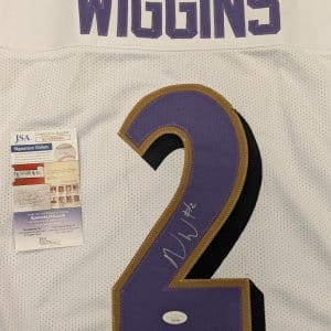 Nate Wiggins Signed Custom Jersey