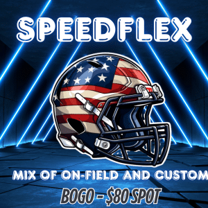 (THURS NIGHT) BS Collectibles 1 Speed Flex Helmet - BOGO Pick a Team, Get 1 at Random #023
