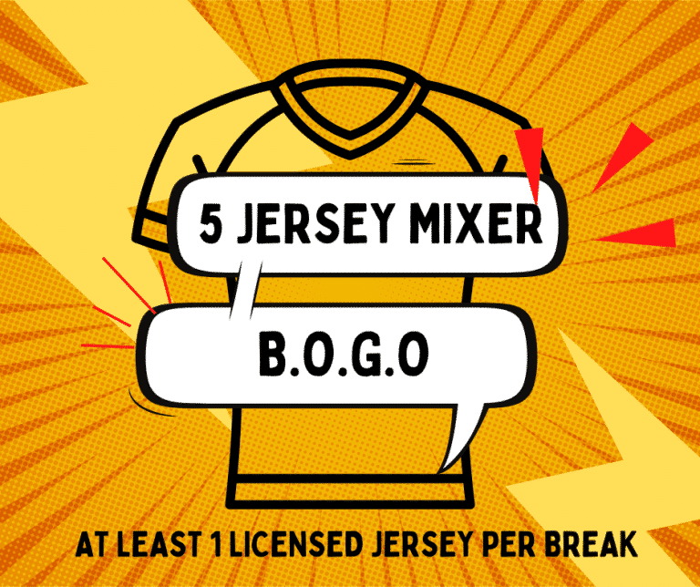 (SUN NIGHT) BS Collectibles 5 Jersey Mixer - BOGO Pick a Team, Get 1 at Random #001