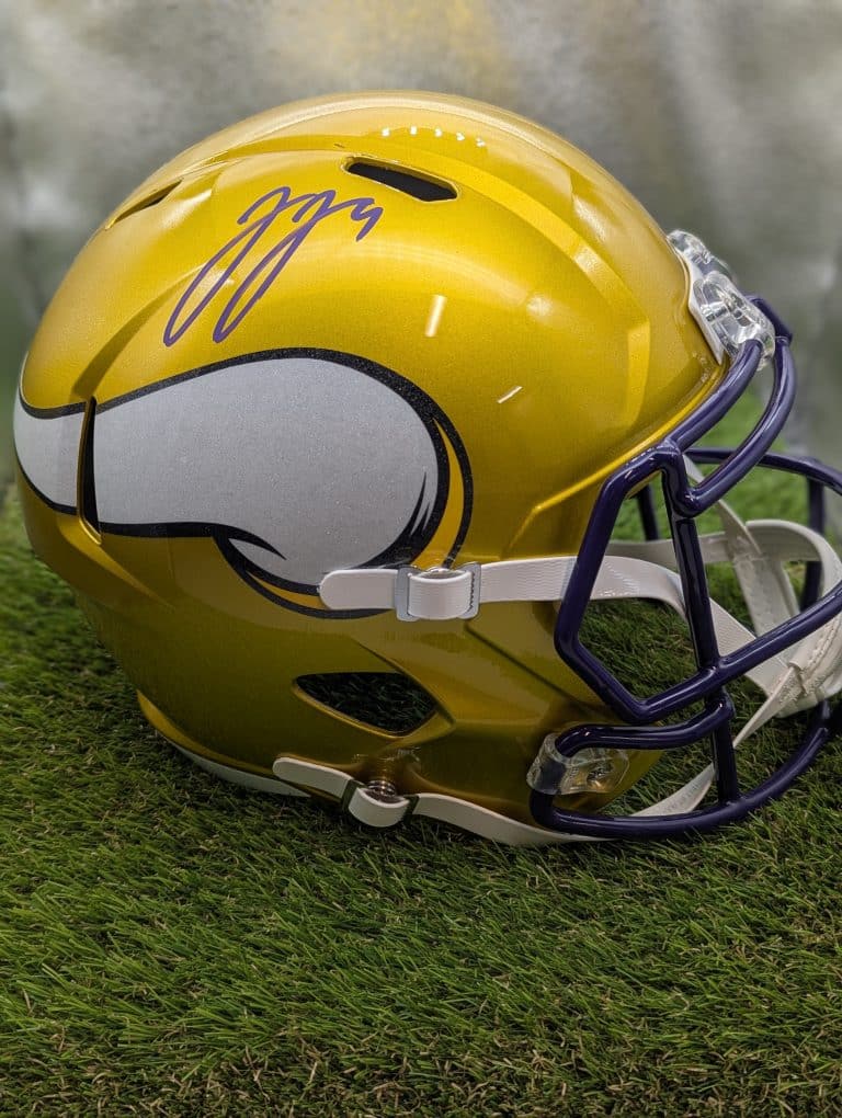 JJ McCarthy Flash Full Size Replica Helmet