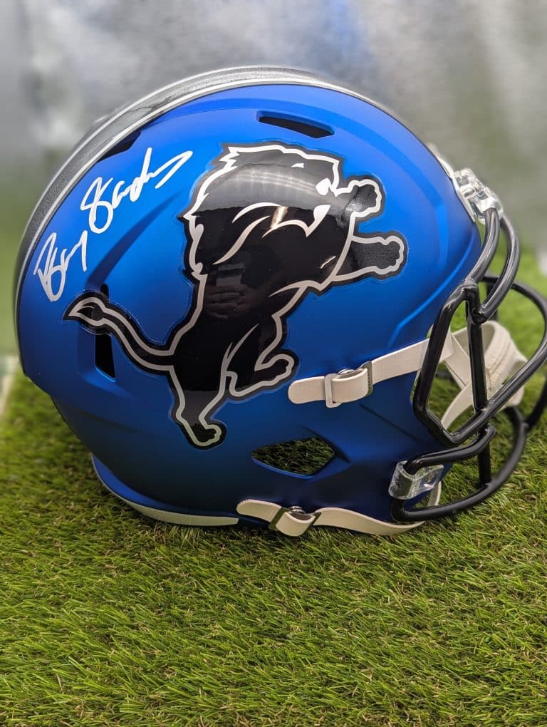 Barry Sanders Alternate Full Size Replica Helmet