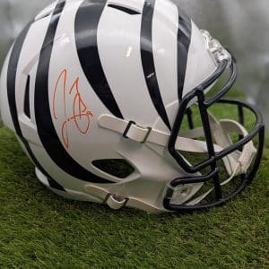 Joe Burrow White Alternate Full Size Replica Helmet