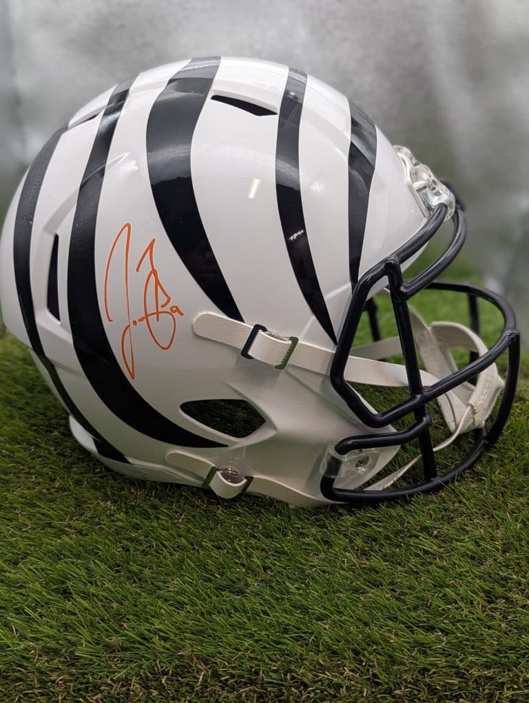 Joe Burrow White Alternate Full Size Replica Helmet