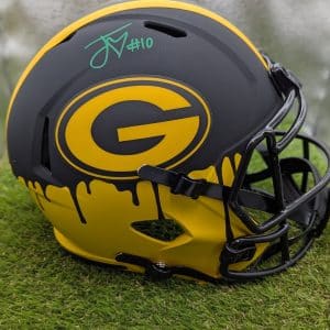 Jordan Love Custom Drip Full Size Replica Helmet