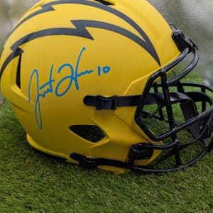 Justin Herbert Rave Full Size Replica Helmet