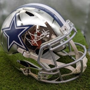 Dak Prescott Chrome Full Size Replica Helmet